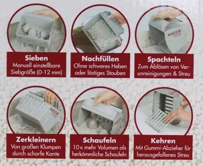 Produktbild von 6in1 Schaufel für Katzenstreu oder Sandkastenreinigung