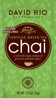 Produktbild von David Rio Chai Tortoise Green, 35g Packung