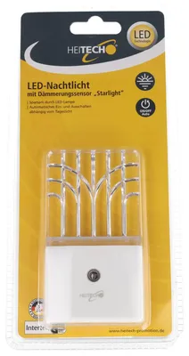 Produktbild von LED-Nachtlicht mit Dämmerungssensor Starlight, automatisches Ein- und Ausschalten abhängig vom Tageslicht