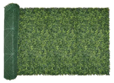 Produktbild von VEVOR Künstliche Pflanzenwand, 3000x1500x40 mm, Mailänder Gras, Buchsbaumpaneel