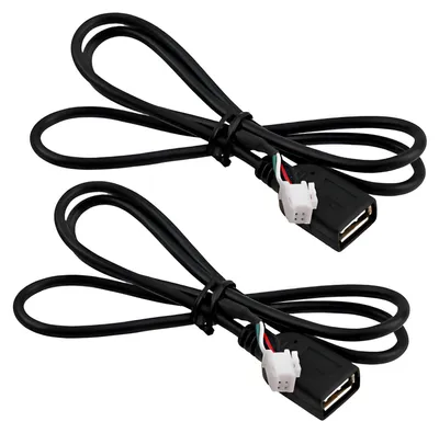 2er-Pack USB-Kabeladapter 4+6 Pin für Android-Radio