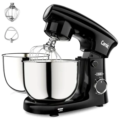 Keukenmachine 10 Stufen, 2 Edelstahlschüsseln 4L+5L