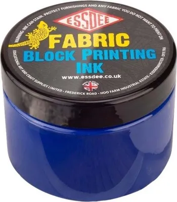 Produktbild von Essdee Stoffblockdruckfarbe, 150 ml, Blau