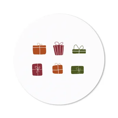 Produktbild von MuchoWow® Mauspad Mousepad Weihnachten - Geschenk - Design 20x20 cm - Mousepads - Maus Mat - Pad - Mausunterlage - Schreibtischmatte