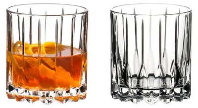 Immagine prodotto di Set di valore Riedel 2 x 2 bicchieri BAR DSG RETAIL NEATGläserS 6417/01 e 4 cannucce EKM Living in acciaio inox