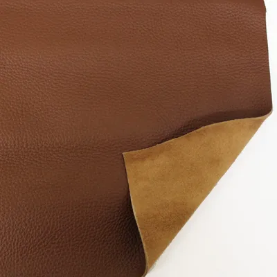 Productafbeelding van Echt Leer voor Handwerk - Bruin 50 cm x 40 cm