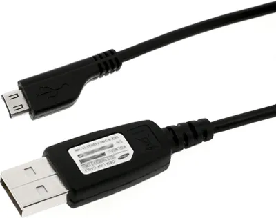 Produktbild von Samsung ECC1DU0BBK Micro-USB Datenkabel 0.8m schwarz bulk (ECC1DU0BBK)