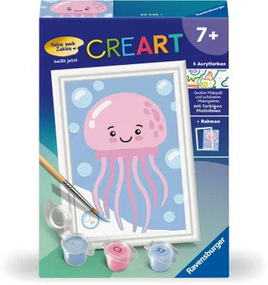 Obrázok produktu pre Ravensburger Maľovanie podľa čísel CREART Séria F Veselá medúza 23948