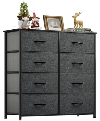 Produktbild von Kommode mit 8 Schubladen - Stilvolles Sideboard für Schlafzimmer und Wohnzimmer