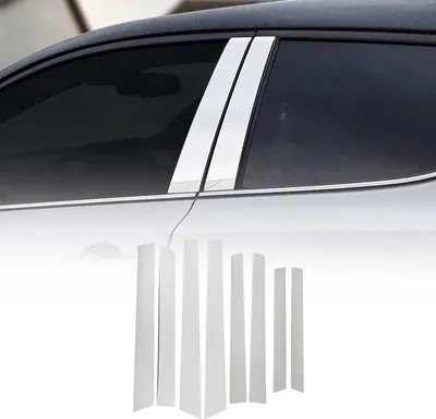 Obrázok produktu pre Obloženie B-stĺpika C-stĺpika pre Dacia Duster 2010-2018 chróm strieborná 8x