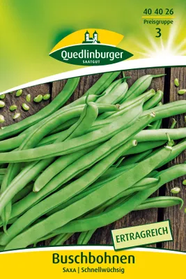 Produktbild von Buschbohne Saxa | Buschbohnensamen von Quedlinburger