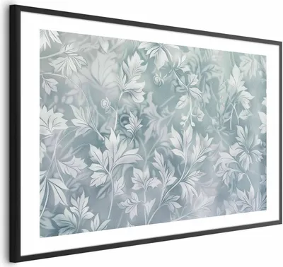 Produktbild von Posterpapier Poster - Worn Floral Patterns in Muted Turquoises 60x40 cm Muster f-H-10014-ao-a