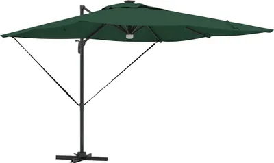 Obrázek produktu pro vidaXL Roma Slunečník zelený 286 x 284 x 270 cm Hliník a polyester