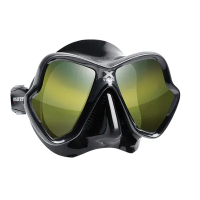 Immagine prodotto di Mares X-Vision Ultra - Maschera subacquea Liquid Skin a specchio, colore: oro