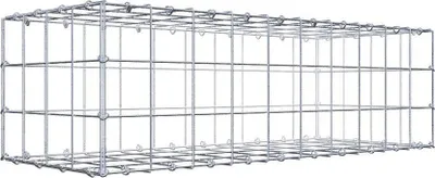 Immagine prodotto di Gabbione 100 cm x 30 cm x 40 cm (L x H x P), maglia 10 cm x 10 cm, anello a C