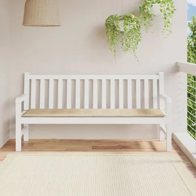 Produktbild von "SPRING SALE"Gartenbank-Auflage - Sitzkissen/Polsterauflage - Beige 180x50x3 cm Oxford-Gewebe GermanyMöbel 38211 - Gartenmöbelauflagen