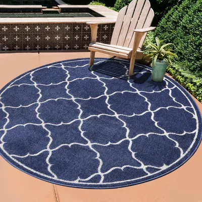 Produktbild von Teppich BERLIN 9002 BLUE 150x150 RUND