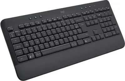 Image de Clavier sans fil Logitech Signature K650, AZERTY, Ergonomique avec repose-poignets, Graphite