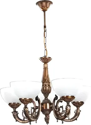 Immagine prodotto di Lampada da soffitto Lampadario Lampadario antico Lampada di vetro Oro