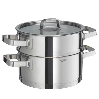 Produktbild von Küchenprofi Kochtopf mit Dämpfeinsatz SAN REMO 20 cm COOK
