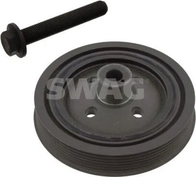 Produktbild von SWAG 50 93 3682 Riemenscheibe Kurbelwelle für FORD FOCUS (DAW, DBW) 140mm 30mm 5-Rippen