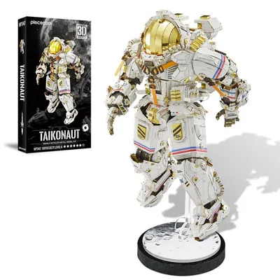 Obrázok produktu pre 3D puzzle, kovový model astronauta, 515 dielov, nehrdzavejúca oceľ