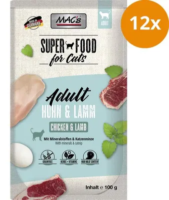 Image de Macs Cat poulet-agneau-herbes100gP