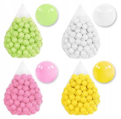 Produktbild von Bälle Für Bällebad 7 cm - 200 Stück - Bunte Babybälle Plastikbälle Baby Spielbälle | TUPPI