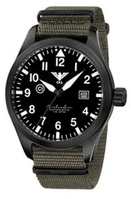 Produktbild von KHS - KHS.AIRBSABLA.NSGO - Armbanduhr - Automatik - Airleader Black Steel - Herren