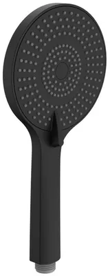 Produktbild von Sapho Massage-Handbrause, 3 Duschmodi, Silikondüsen, Ø 120 mm, ABS / Schwarz matt