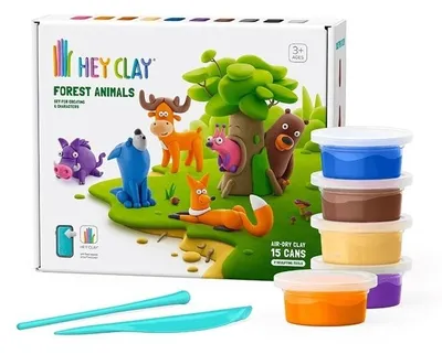 Produktbild von Hey Clay - Lesné zvieratá + príslušenstvo