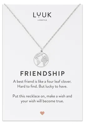 Image de Collier en acier inoxydable avec pendentif en forme de trèfle