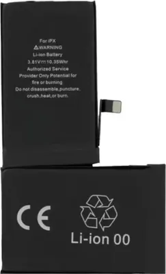 Immagine prodotto di H4, batteria di ricambio per iPhone X Li-ion 2716mAh 3.81V, nero