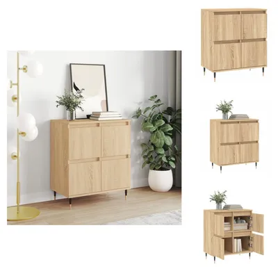Image de vidaXL Sideboard Chêne Sonoma 60x35x70 cm Bois composite - Sideboards