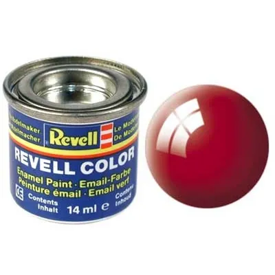 Image de Peinture-émail Revell n° 31 - Rouge feu, brillante