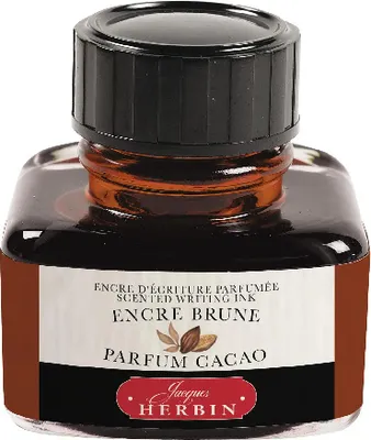 Produktbild von Jacques Herbin 4x Fein parfümierte Tinte im Flakon - Brown, cocoa scent 13746T