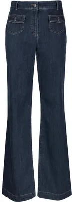Produktbild von MELBOURNE Bootcut Jeans aus Stretch-Denim mit aufgesetzten Pattentaschen, Größe 42