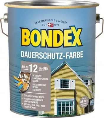Produktbild von Bondex Dauerschutz-Farbe Schneeweiß 4,00l