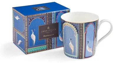 Porzellan-Mok mit Golddetails, Indigo, 0,34 l