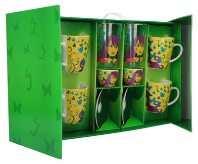 Produktbild von Jacobs Kaffee Latte Set Ritzenhoff Set Edition 13 Becher Tassen Thermogläser