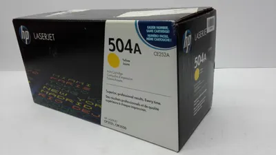Produktbild von HP 504A Gelb Original LaserJet Tonerkartusche, 7000 Seiten, Gelb, 1 Stück(e)