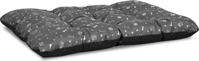 Image de Coussin pour lit de chien PRESTIGE 120x80 cm imperméable os argenté