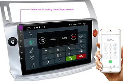 Produktbild von 9 Zoll Android 11 Autoradio GPS Navi Für Citroen C-Quatre 2004-2011 Carplay 4GB RAM 64GB ROM RDS Octa-Core