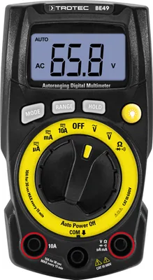 Produktbild von TROTEC Digital-Multimeter BE49 | Digitales Multifunktionsmessgerät, Handmessgerät