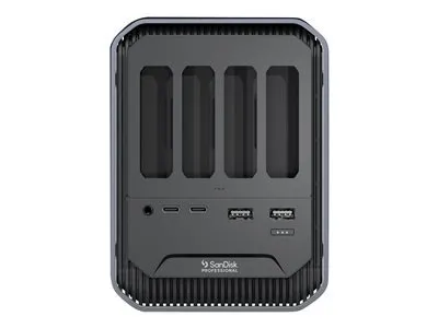 Immagine prodotto di SanDisk Professional PRO-DOCK 4 - Lettore di schede docking station Slot: 4 - Thunderbolt 3