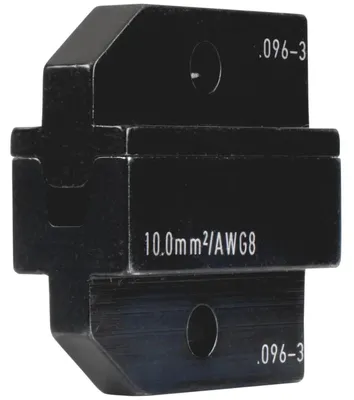 Produktbild von Rennsteig Crimpeinsatz für Aderendhülsen 10,0 mm², Pressbreite 32 mm, Fronteinführung