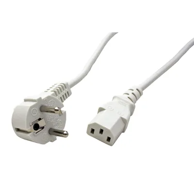 Obrázek produktu pro VALUE Kabel síťový, CEE 7/7(M) - IEC320 C13, 0,6m, bílý (19.99.1016)