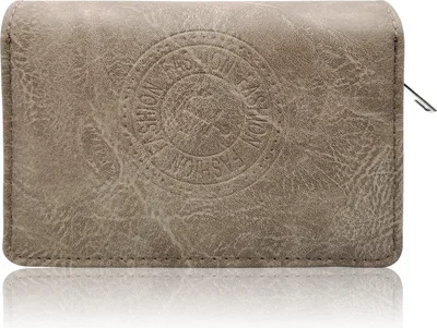 Produktbild von Glamexx24 Geldbörse Elegant Damen Portemonnaie Frau Kunst Leder Geldbörse Geldbeutel Reißverschluss Handytasche 25039-Farbe: HellBraun