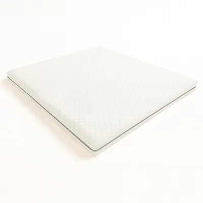 Produktbild von The White Stone Matratzentopper 180x200 aus Memory Foam mit 9 Differenzierten Zonen | Höhe 10 cm | Abnehmbarer Bezug aus Pure Hypoallergenem Stoff |  Italy