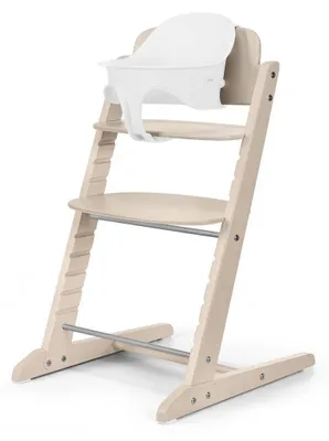Produktbild von CYBEX Iris 3-in-1, Multifunktions-Hochstuhl, Harter Sitz, Weiß, Holz, Einfarbig, Buchenholz, 120 kg